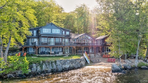 Private Beachfront Long lake escape