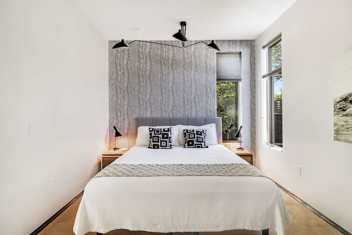 Dream in style. This beautifully designed bedroom is your perfect retreat for a restful night.