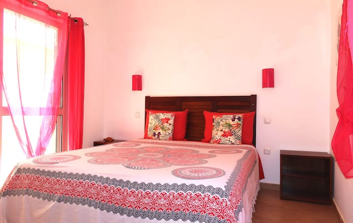 Chambre Bali, 1 lit marrimonial king size