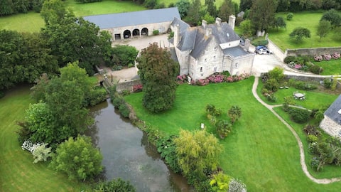 Chateau near d-day beaches Normandy Cherbourg