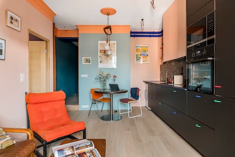 Propriété Airbnb réussie: A nod to Jean Macé's design à Métropole De Lyon