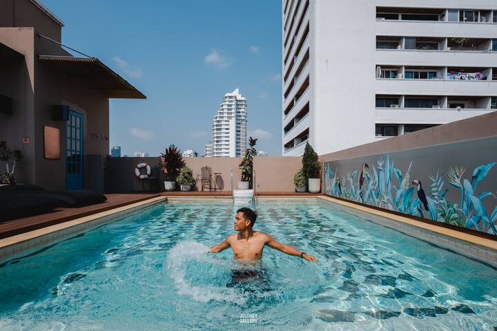 CityView | Rooftop Pool | 2BR w/ Bathtub | Max6ppl