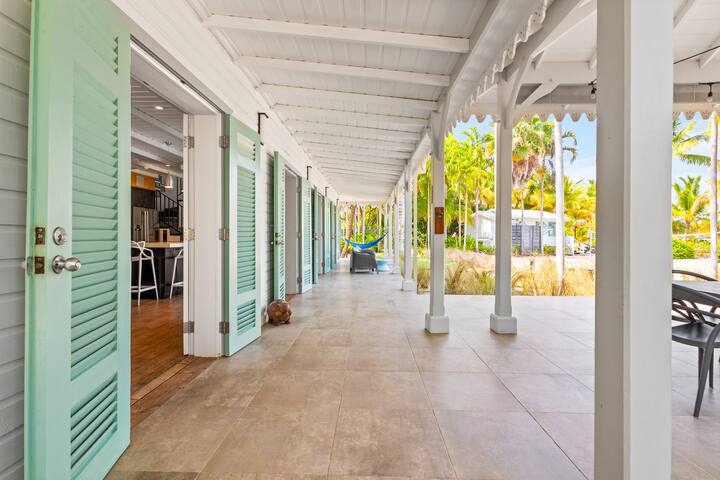 Beachfront villa IN Placencia village with chef gallery image 5