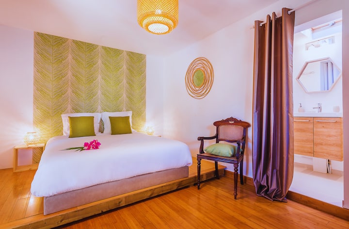 「LA TROPICALE」雙人房
Les Villas Emmanuel - Etang Salé les Bains (974) Ile de la Réunion