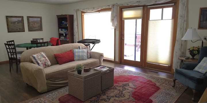 "Huge house with ample space for a large group to stay. Lots of toys for kids and ping pong; black jack for adults."- Amaranath. Roku TV with your own subscription (no standard cable). Nintendo Wii. Puzzles, cards,  board games (in bookcase).