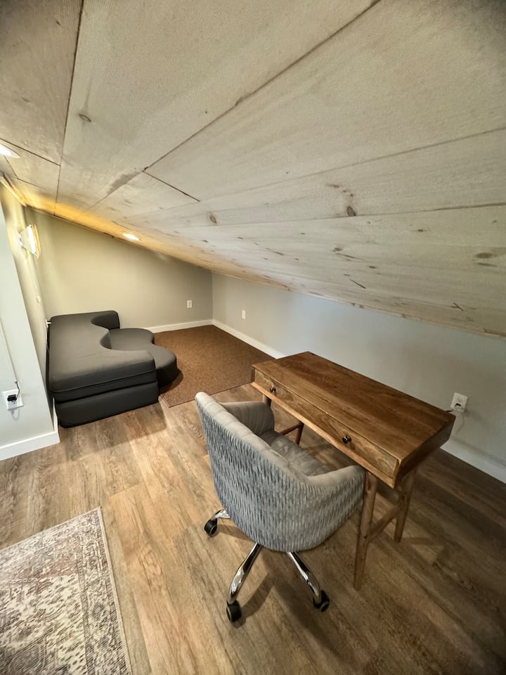 Rincón de lectura y  espacio de trabajo