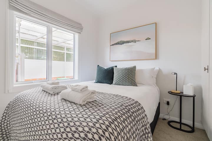Queen Room, brand new beds purchased at the end of 2024, all new bedding and pillows. Generous wardrobe storage.