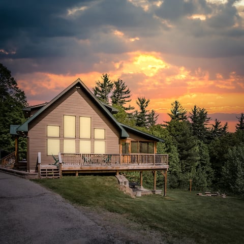 Fire Pit+ Games+ Gore Ski+ Lake George ADK Cabin