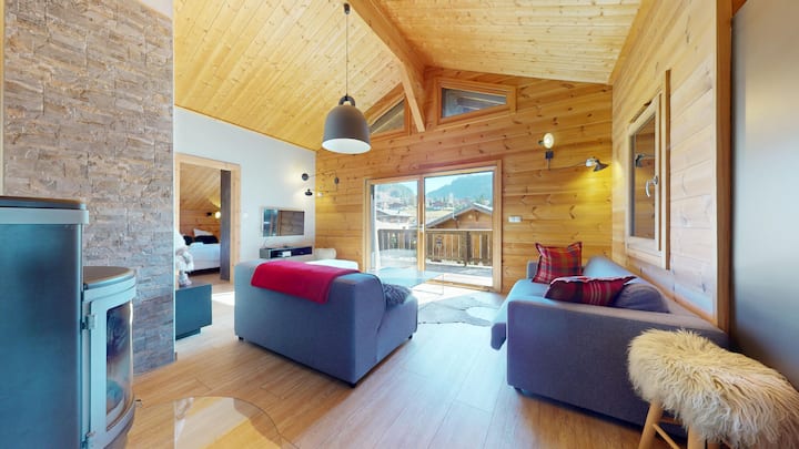 Appart 8 Pers Morzine Chalet Neuf Et Multi Pass - Les Gets