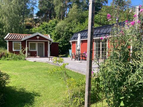 Two small houses - brand new - 4 acres garden