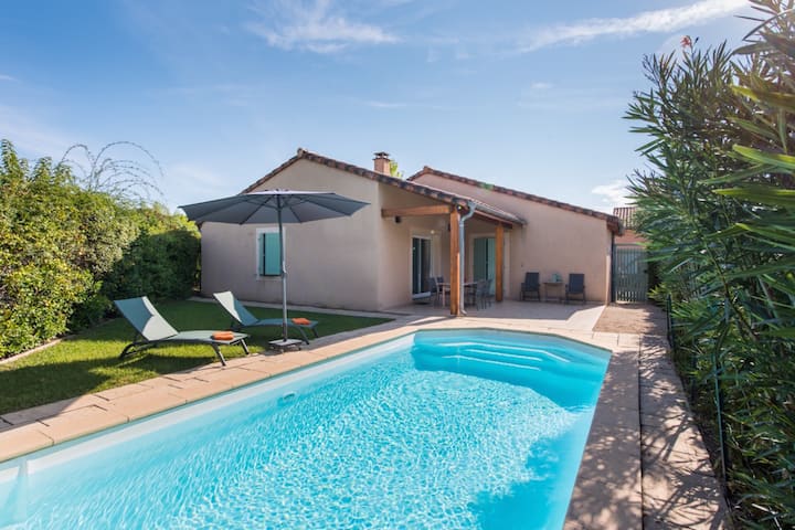 Villa Lavande Met Privézwembad En Airco - Vallon-Pont-d'Arc