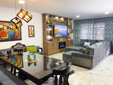 Popular Airbnb listing: Traditional Luxury Colombian home/Spa/Pocket Wi-Fi in Prados Del Norte
