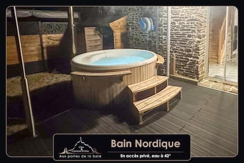 5/9 person gîte – Nordic bath with private access
