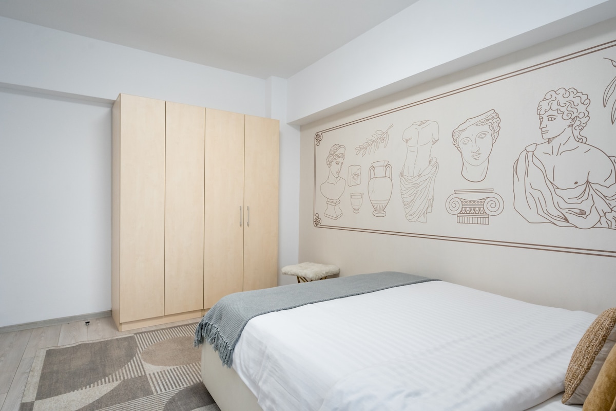 Beaucoup d'espace pour votre belle garde-robe de vacances. 