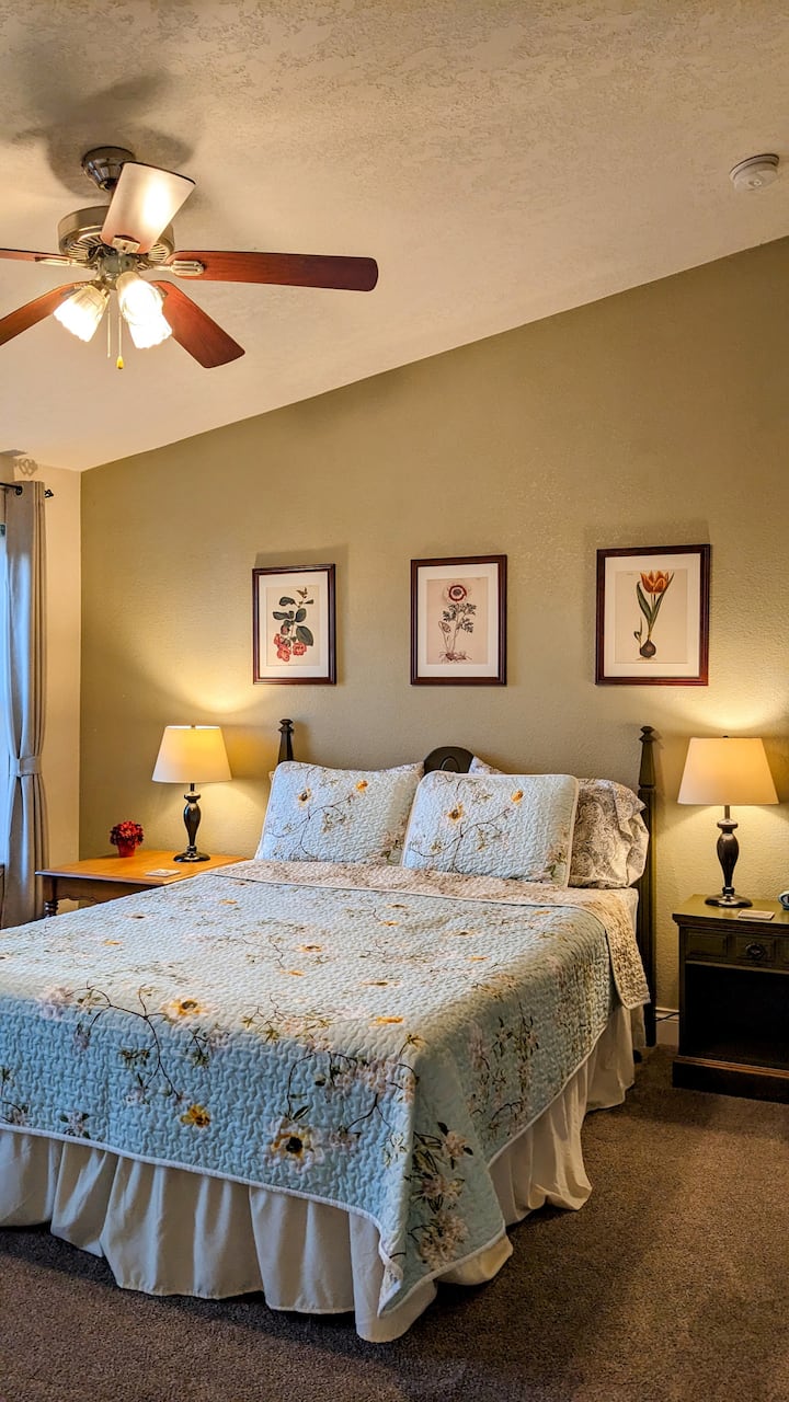 Master bedroom with private bath