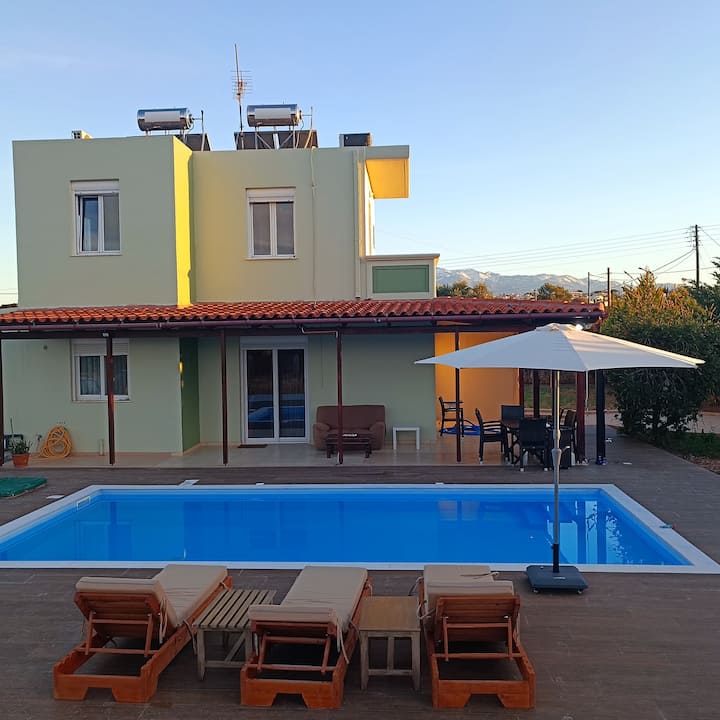 Drosoula Villa 3bdr Private Swimming Pool - Creta
