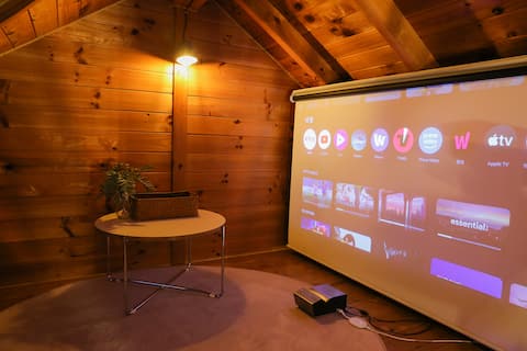 (No. 207) Gapyeong for 2 people only｜Fireplace, barbecue, quiet rest (attic + beam projector)