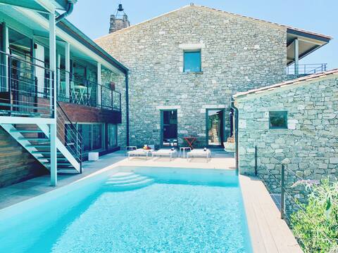 Provencal Drome contemporary & medieval building
