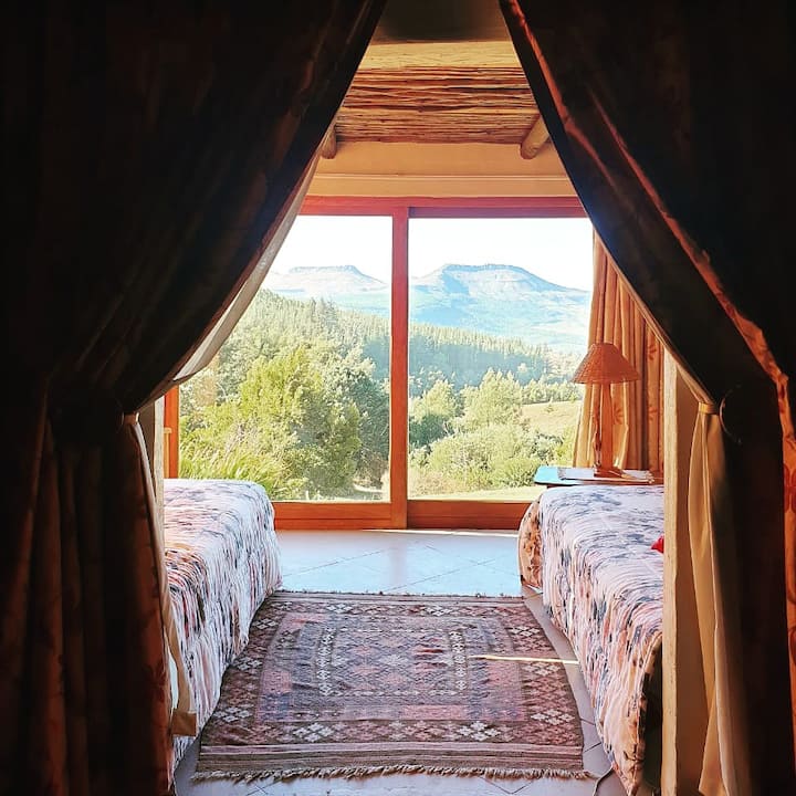 带2张单人床、电热毯的日光房