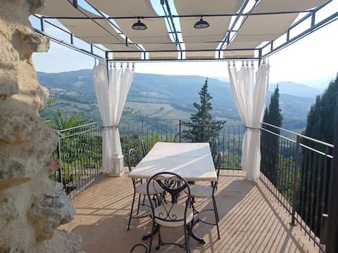 Villa Elisa with a view