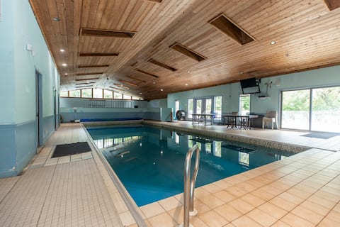 Secluded 6BR Near South Bend—Indoor Pool, Hot Tub