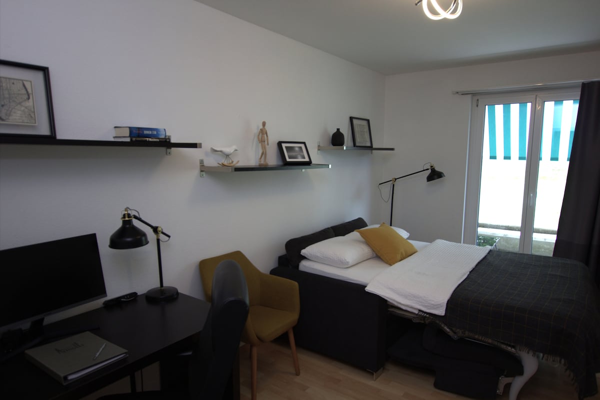 Office space (with sofa-bed open)