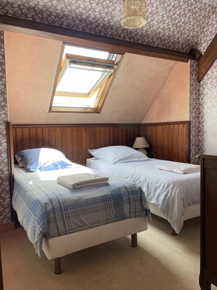 Chambre (2 lits simples) au 1er étage