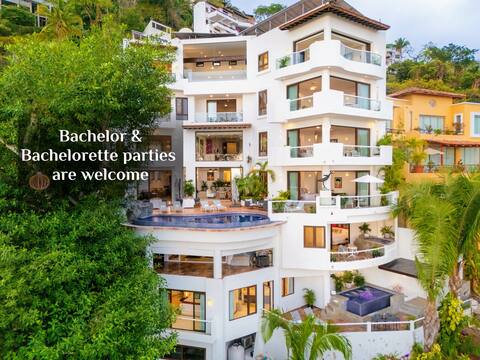 Villa Divina en Pto Vta Ocean View and Heated Pool