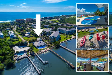 Aquatopia South: 7BR/4BA beachhouse, dock, pool+