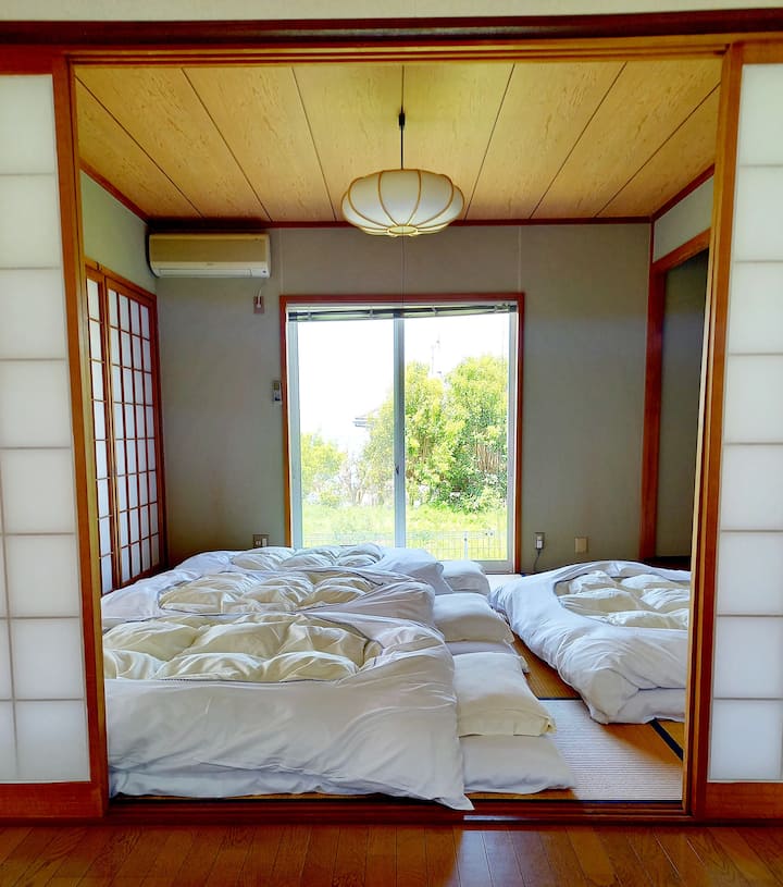 Prepararemos futones para el número de huéspedes