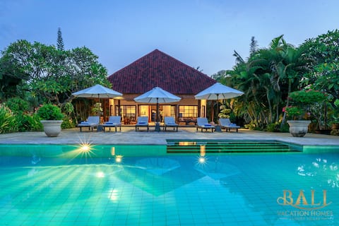 Lovina, ⭐️ ⭐️⭐️⭐️⭐️ private beach front villa, 10P