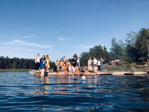 Archipelago camp for 39-43 guests, AA-location!