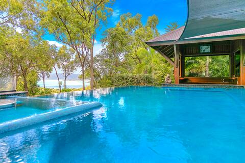Resort style family villa, sea views, pool