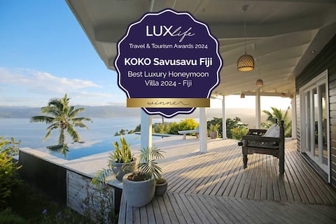 'KOKO Savusavu Honeymoon Villa Panoramic View Pool