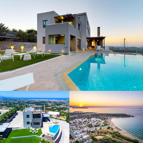 Near to Chania City & Beach / Private Heated Pool