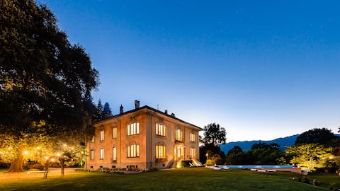 Vintage villa with pool on Lago Maggiore