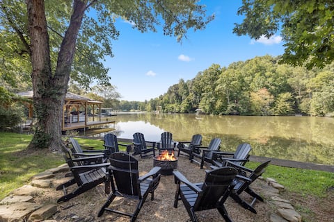 Lakefront w/Dock & Fire Pit Near UT, TYS & Knox !
