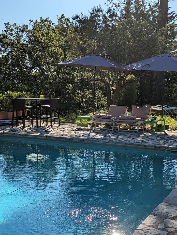 Belle Maison Provençale Avec Piscine Proche Golf - Fayence