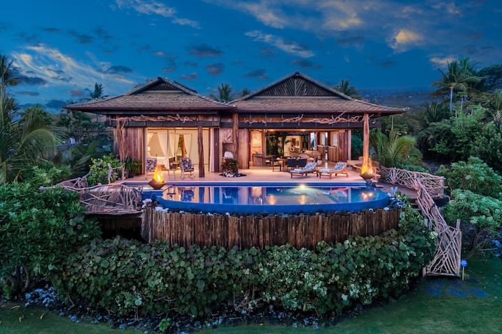 Private Oceanfront Estate Pool & Spa