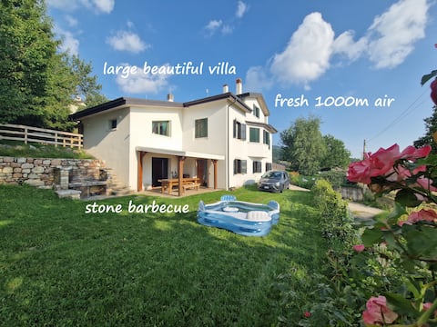 Villa Elena:Beauty through pastures and Lake Garda
