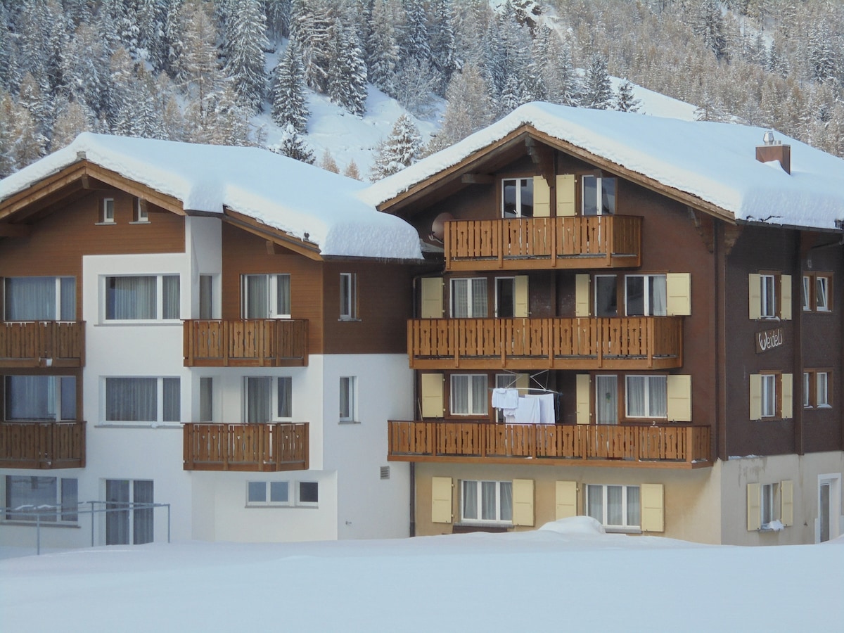 Successful Airbnb property: Vacation in a beautiful mountain landscape, 3rd floor in Saas Grund