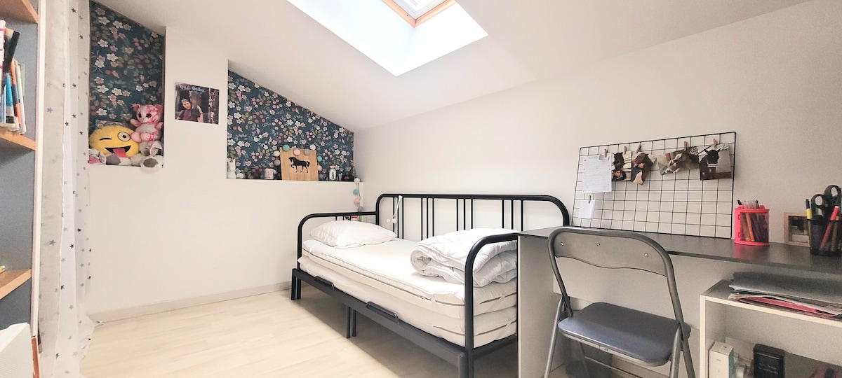 Cama 80x200 transformable en 160x200
Piso 