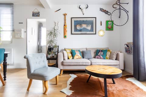 Top performing Airbnb: Fully equipped duplex apartment - Paris La Defense in Courbevoie