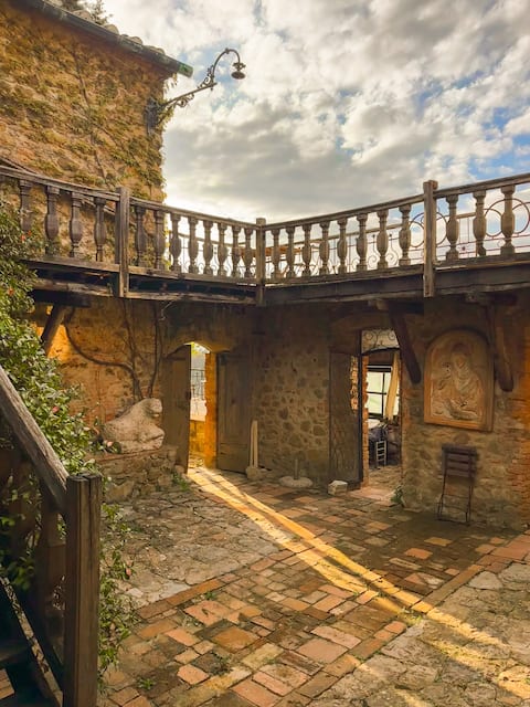 La Capanna: country house with magnificent view