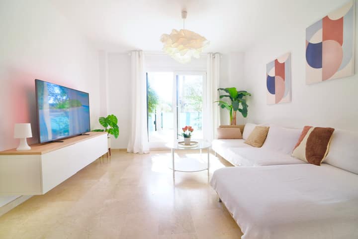 Beach & Golf · Large Sunny Terrace & Summer Pool - Torre del Mar