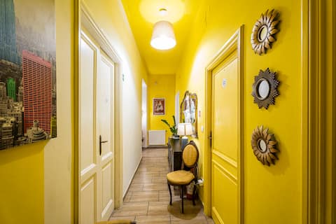 C4 | Trastevere&Testaccio-room&private shower-3pax