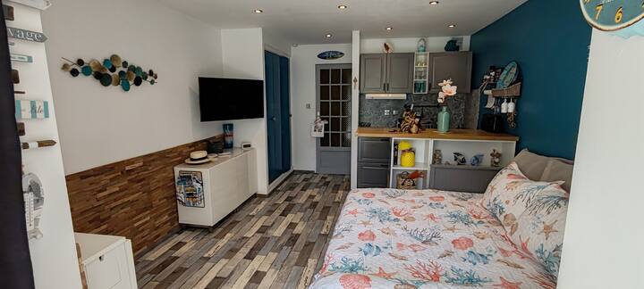 Studio Climatisé Avec Jardinet à 5min Des Plages - Saint-Cyr-sur-Mer