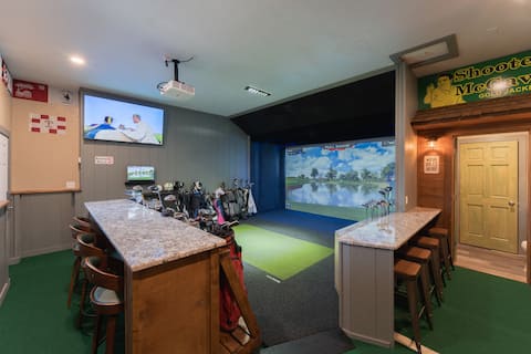 First Class FORE-Full Swing Golf Simulator-Theater