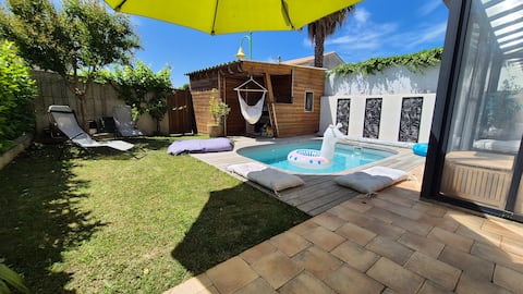 Family home 15 min from Montpellier and beaches