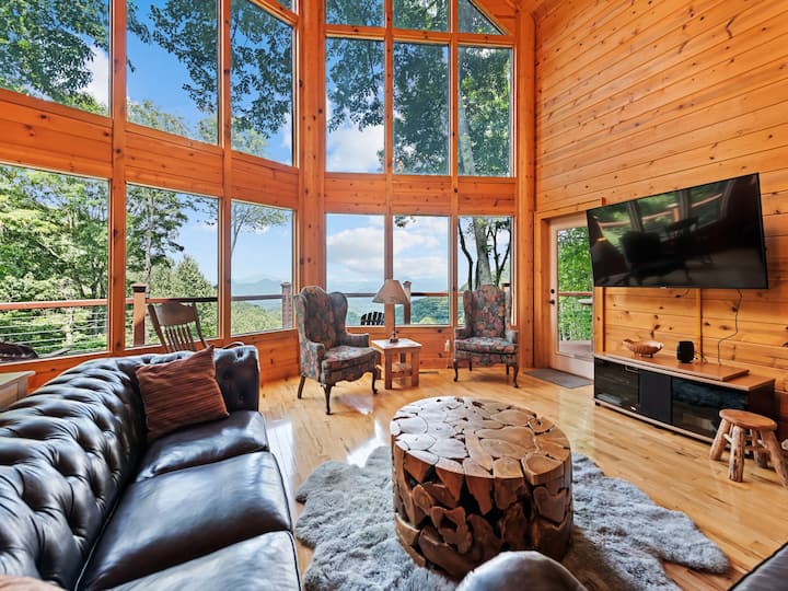 Theater Room, Sleeps 16, Pool Table, Fire-pit! - Waynesville, NC